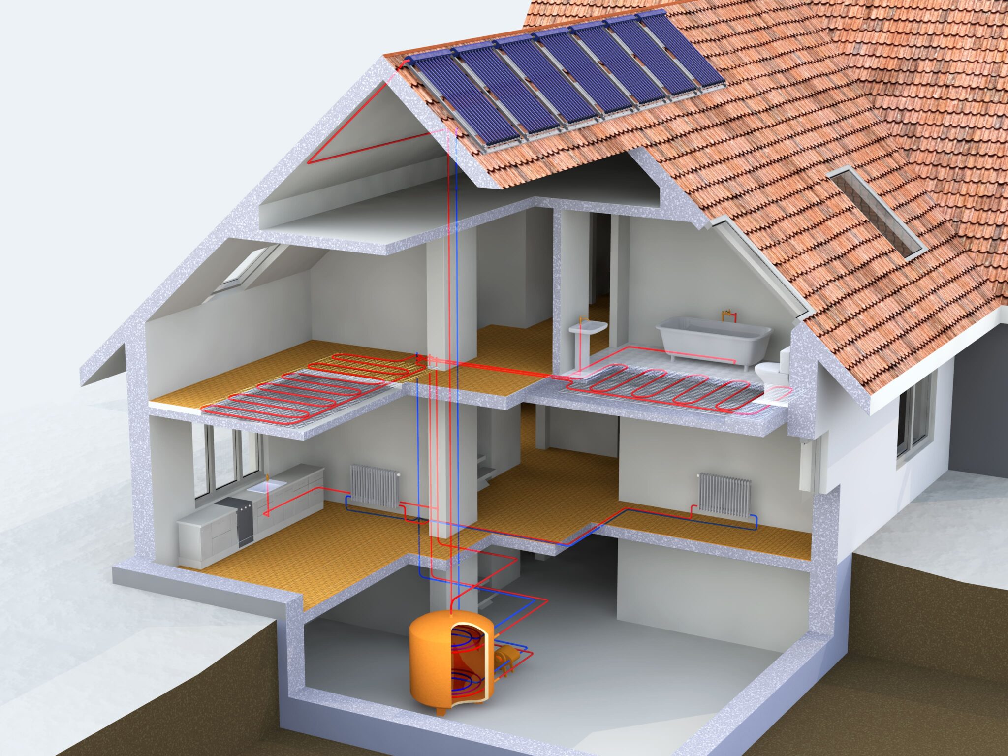 Le Chauffage Solaire Combin Qu Est Ce Que C Est Logement Org