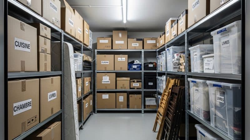 Comment organiser le stockage temporaire de vos meubles et affaires ?